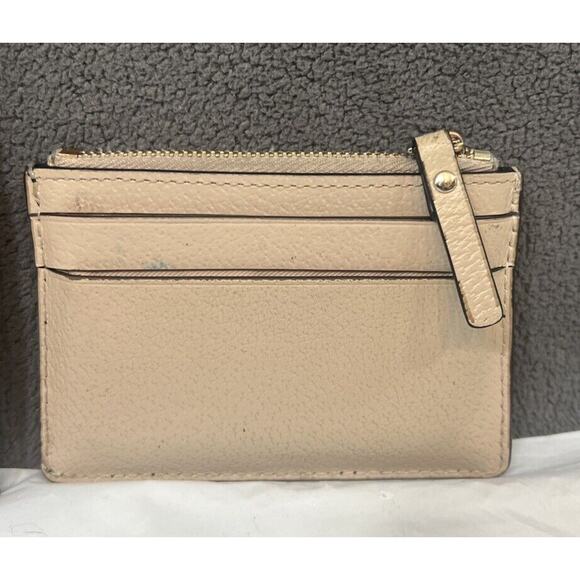 Kate Spade Grove Street Adi Card Wallet Passport Holder Set Black Cream Leather - Picture 8 of 11